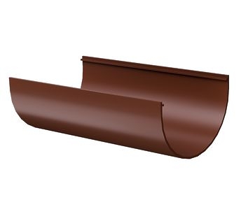 Жёлоб водосточный 1.5 м Комфорт (Comfort) Светло-коричневый